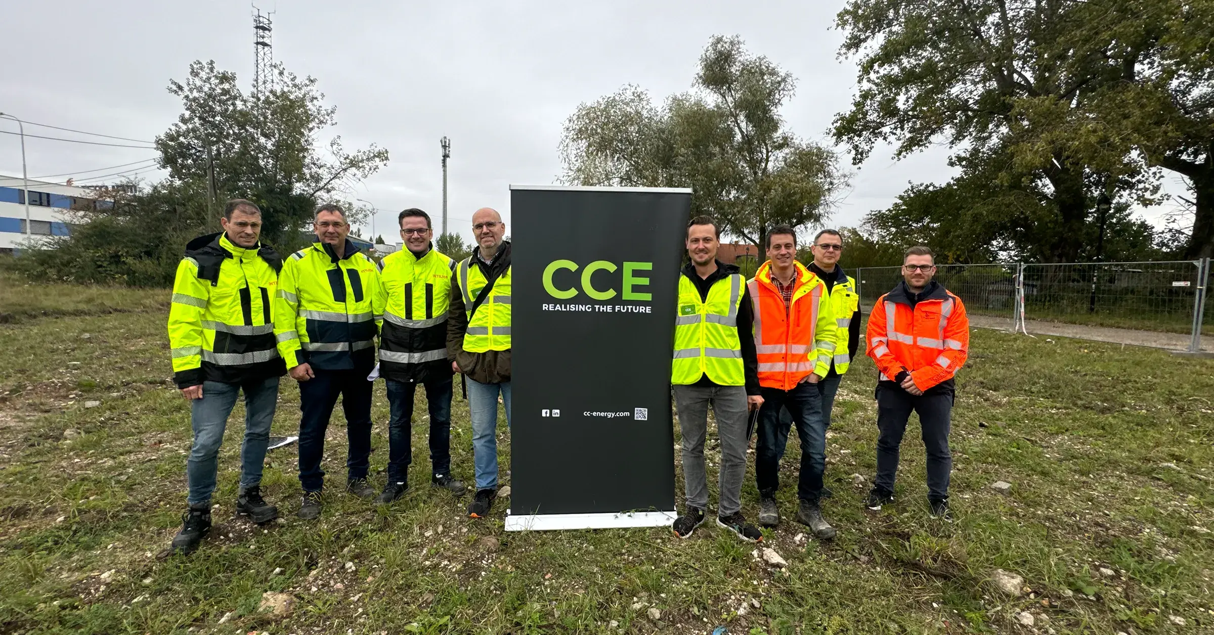 Baustellenübergabe mit unserem Partner CCE Deutschland